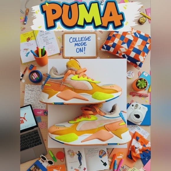 Puma Shoes - Puma RS-X Cuddle Sneakers 9.5 Faux Fur Pastel Pink